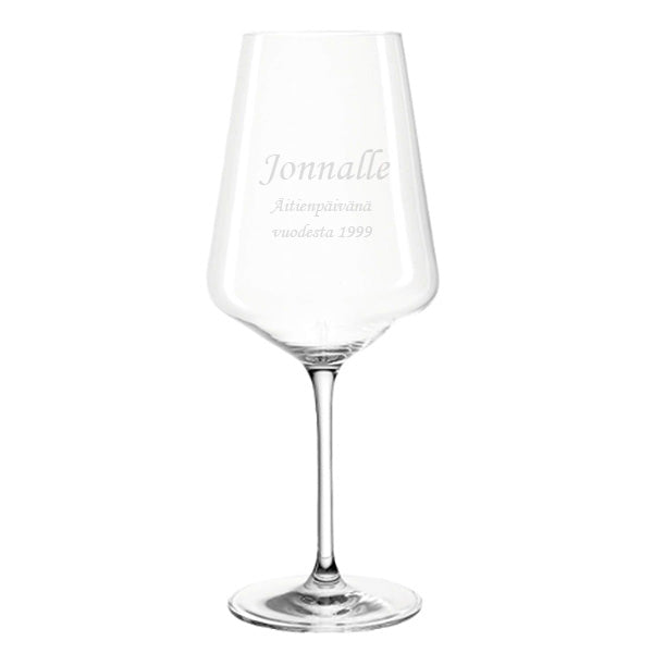 Punaviinilasi 75cl - Kaiverruksella