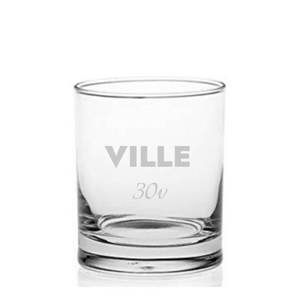 Viskilasi 24cl - Tekstikaiverruksella