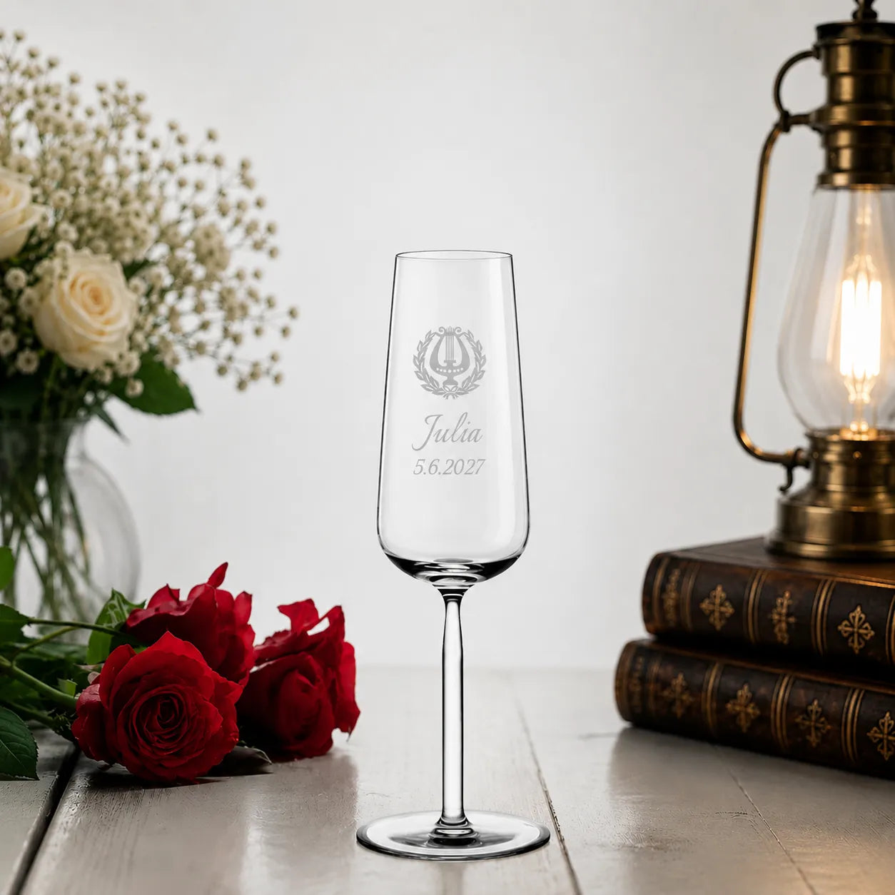 Ylioppilaslasi kaiverruksella (IITTALA SENTA)